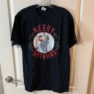 Star Wars Black Merry Hothmas Kids T-Shirt